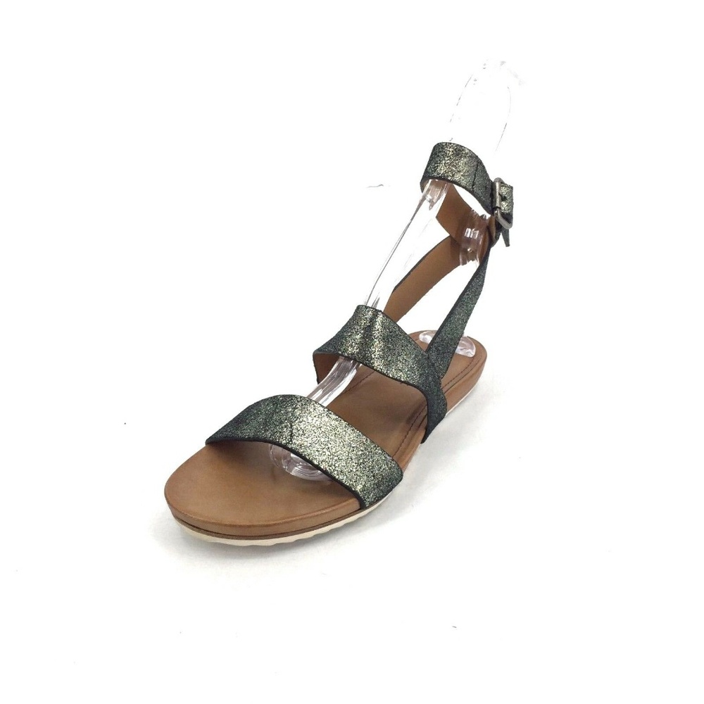 Trask Ryder Ankle Strap Sandal Silver Size 7M NWB - Picture 1 of 8